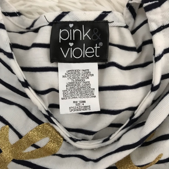 💫 Pink & Violet Toddler Girl Tulle Dress 💫 - Picture 4 of 5